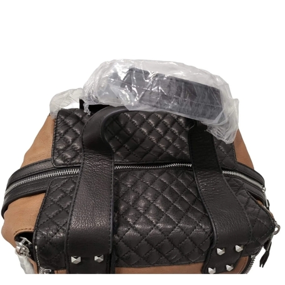 Ash Ha-mick Multicolor Leather Satchel Bag NWT - Picture 4 of 9